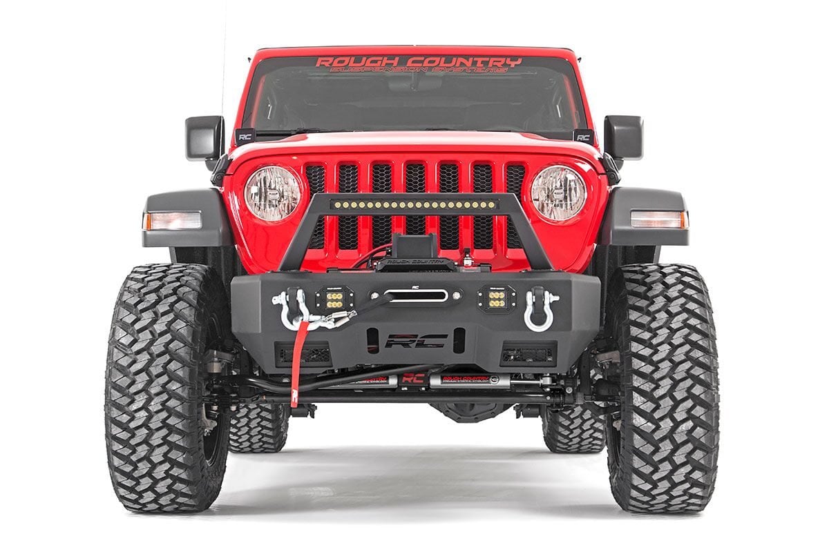 N3 Steering Stabilizer | Dual | 2.5-8 Inch Lift | Jeep Gladiator JT/Wrangler JL (18-26) by Rough Country