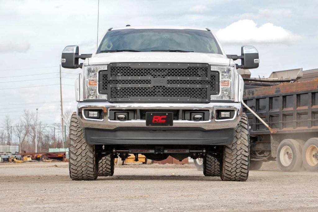 Mesh Grille | Ford F-250/F-350 Super Duty 2WD/4WD (2017-2019) by Rough Country
