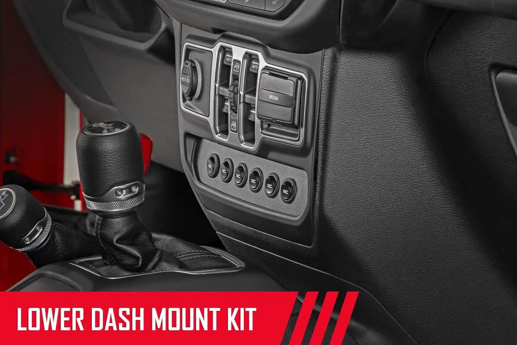 MLC-6 | Muliple Light Controller | Lower Dash | Jeep Wrangler JL/Wrangler Unlimited (18-26) by Rough Country