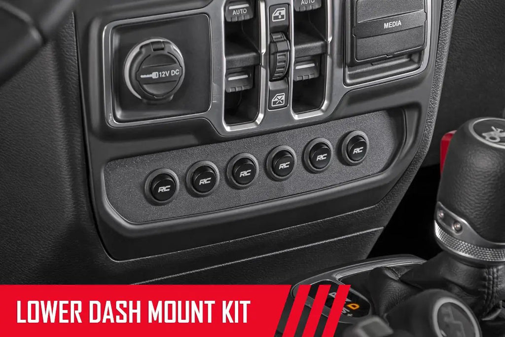 MLC-6 | Muliple Light Controller | Lower Dash | Jeep Wrangler JL/Wrangler Unlimited (18-26) by Rough Country