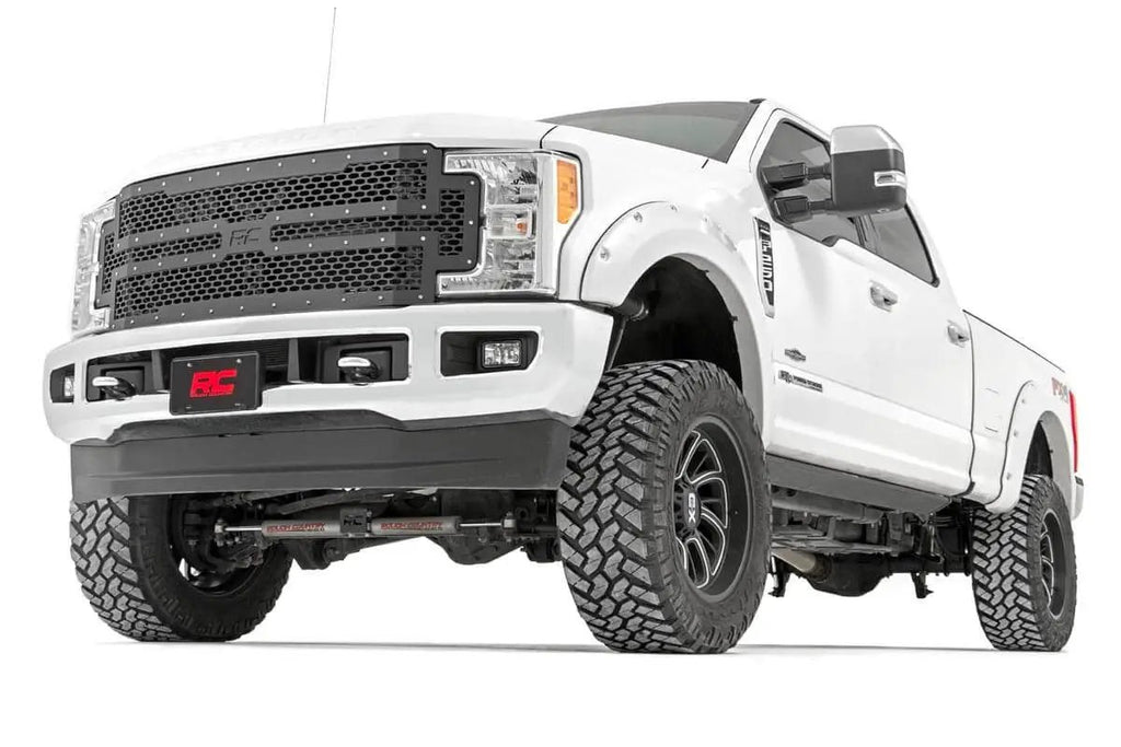 Mesh Grille | Ford F-250/F-350 Super Duty 2WD/4WD (2017-2019) by Rough Country