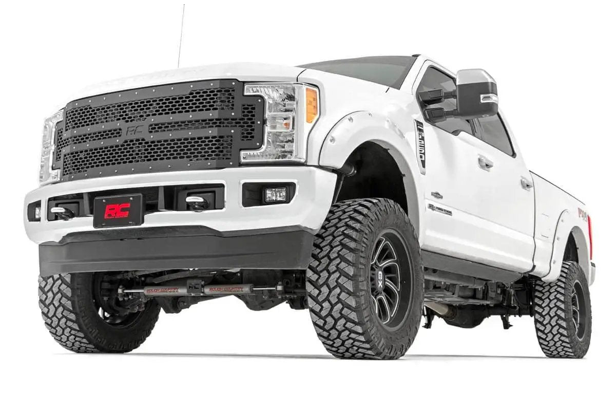 Mesh Grille | Ford F-250/F-350 Super Duty 2WD/4WD (2017-2019) by Rough Country