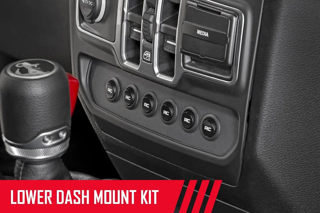 MLC-6 | Muliple Light Controller | Lower Dash | Jeep Wrangler JL/Wrangler Unlimited (18-26) by Rough Country