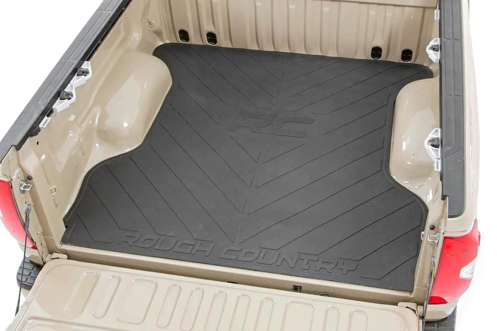 Bed Mat | 5'7" Bed | RC Logo | Toyota Tundra 2WD/4WD (2007-2021) by Rough Country