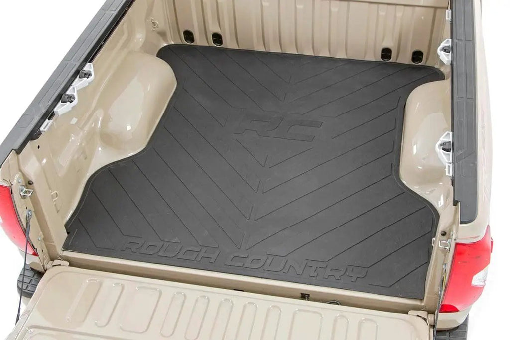 Bed Mat | 5'7" Bed | RC Logo | Toyota Tundra 2WD/4WD (2007-2021) by Rough Country