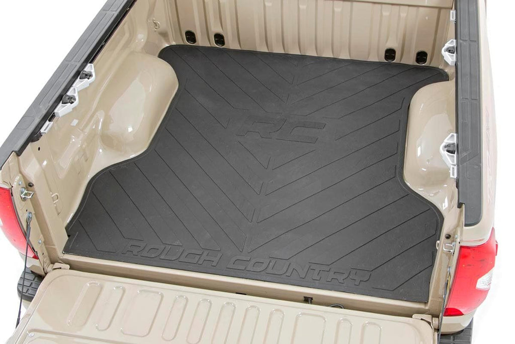 Bed Mat | 5'7" Bed | RC Logo | Toyota Tundra 2WD/4WD (2007-2021) by Rough Country