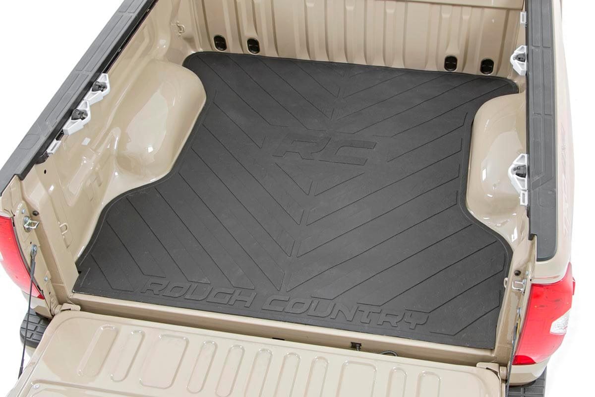 Bed Mat | 5'7" Bed | RC Logo | Toyota Tundra 2WD/4WD (2007-2021) by Rough Country