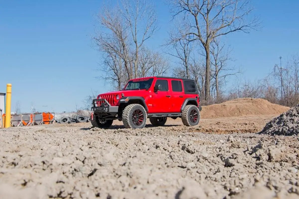 3.5 Inch Lift Kit | Adj Lower | FR D/S | Jeep Wrangler Unlimited 4WD (18-23) by Rough Country