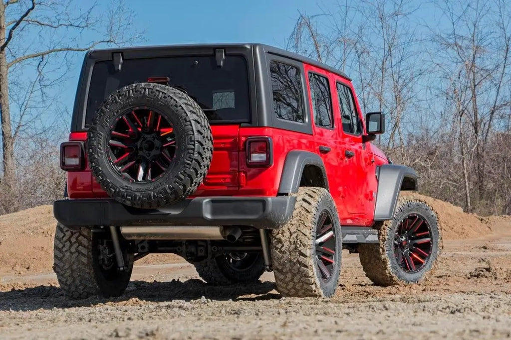3.5 Inch Lift Kit | Adj Lower | FR D/S | Jeep Wrangler Unlimited 4WD (18-23) by Rough Country