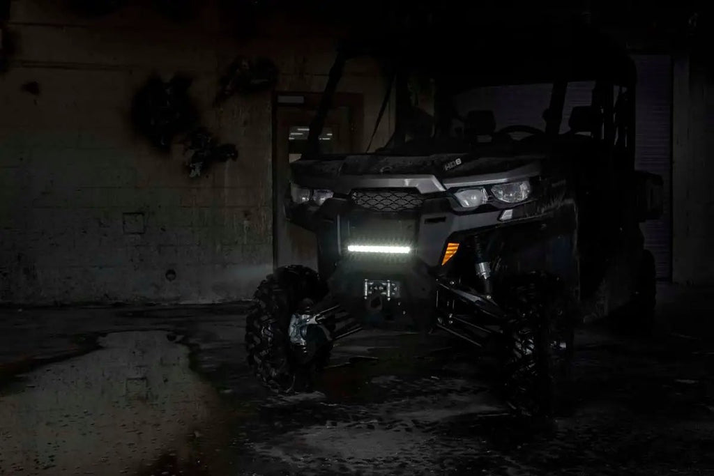 12 Inch Black Series LED Light Bar | Single Row | Amber DRL by Rough Country