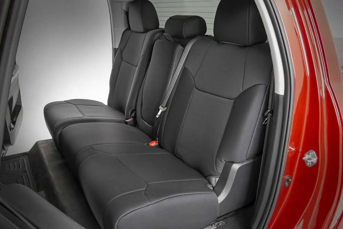 Seat Covers | FR w/ Console Cover and Rear | Toyota Tundra 2WD/4WD (14-21) by Rough Country