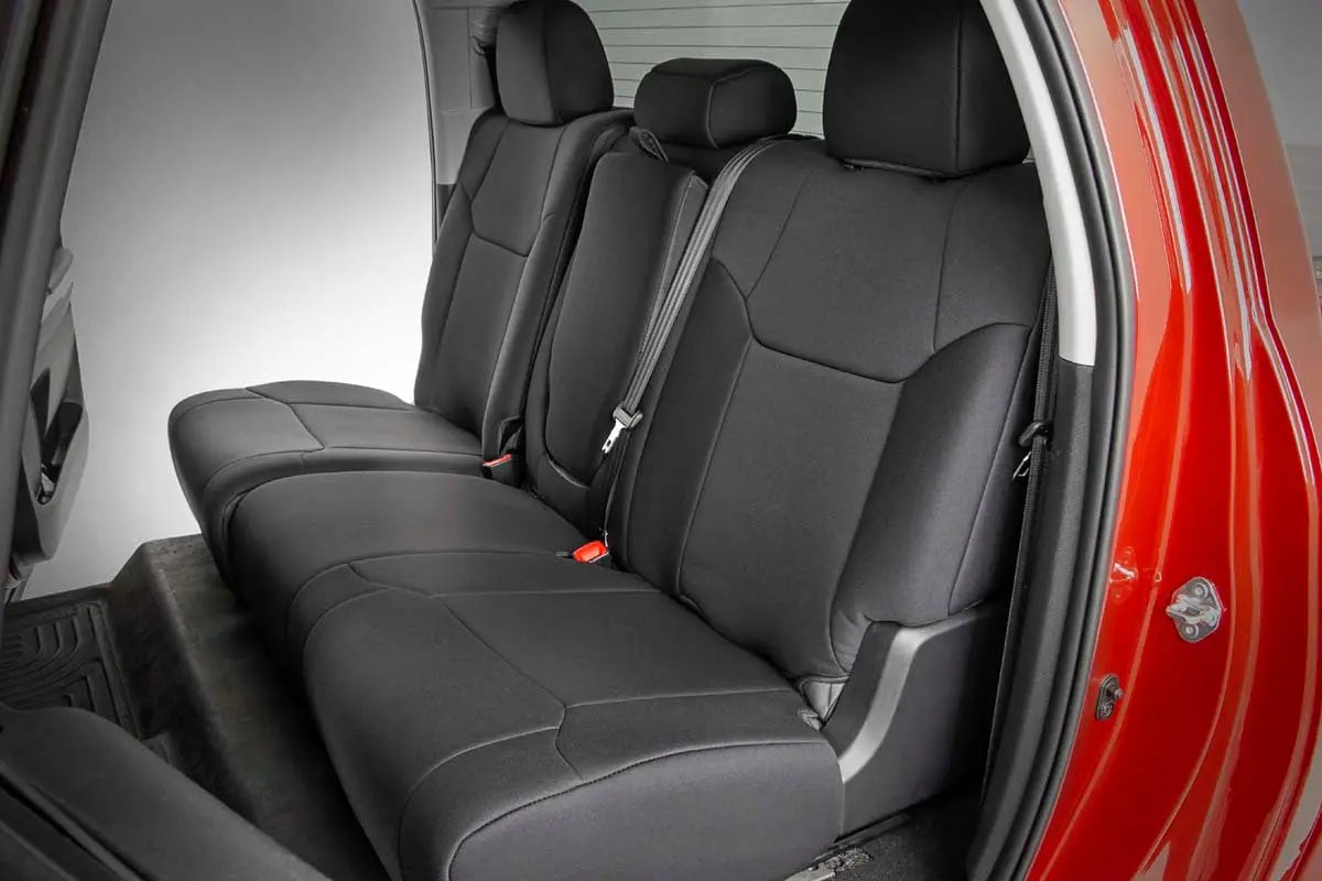 Seat Covers | FR w/ Console Cover and Rear | Toyota Tundra 2WD/4WD (14-21) by Rough Country
