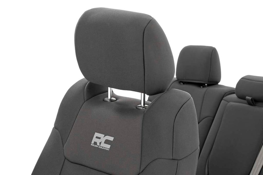 Seat Covers | FR w/ Console Cover and Rear | Toyota Tundra 2WD/4WD (14-21) by Rough Country