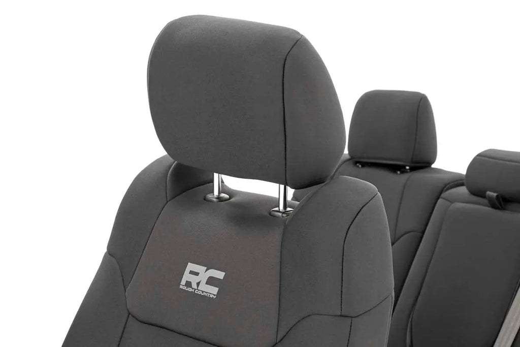 Seat Covers | FR w/ Console Cover and Rear | Toyota Tundra 2WD/4WD (14-21) by Rough Country