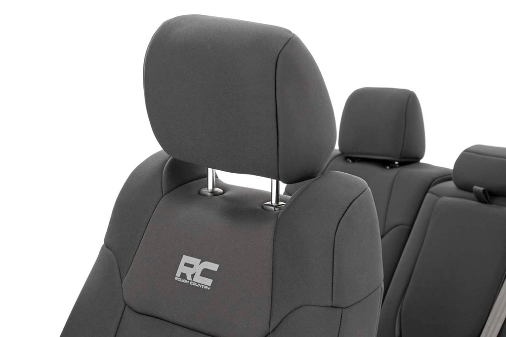 Seat Covers | FR w/ Console Cover and Rear | Toyota Tundra 2WD/4WD (14-21) by Rough Country