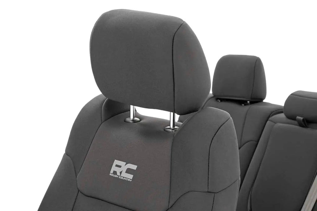 Seat Covers | FR w/ Console Cover and Rear | Toyota Tundra 2WD/4WD (14-21) by Rough Country