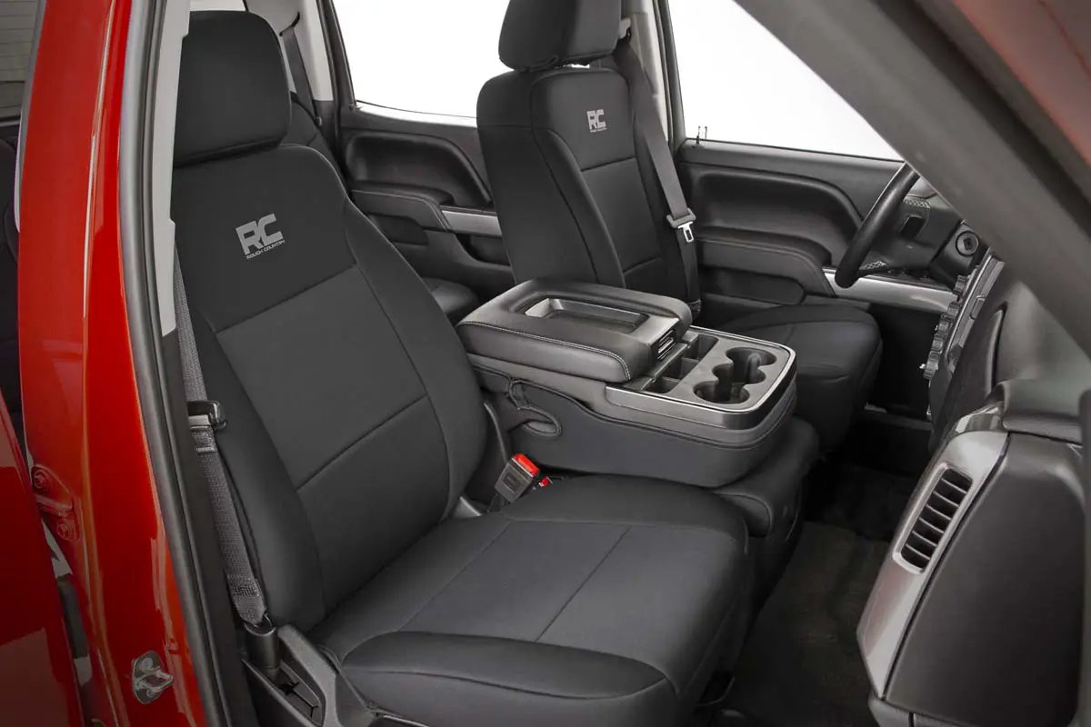 Seat Covers | FR 40/20/40 & Rear | Chevy/GMC 1500 (14-18 & Classic) by Rough Country