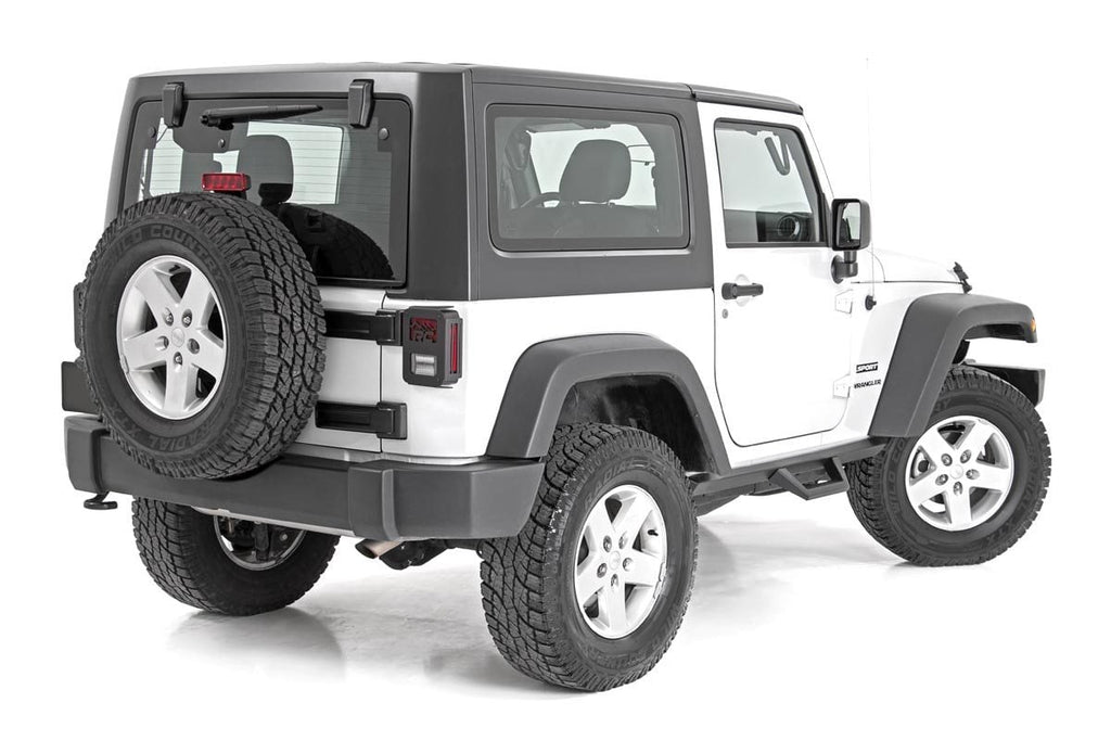 Contoured Drop Steps | 2 Door | Jeep Wrangler JK 4WD (2007-2018) by Rough Country