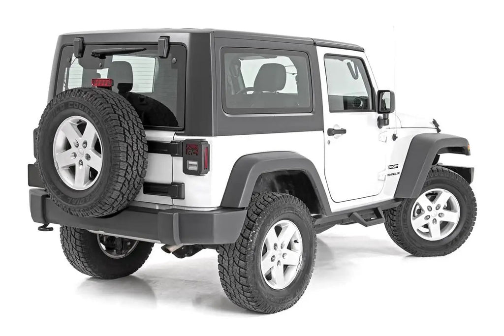 Contoured Drop Steps | 2 Door | Jeep Wrangler JK 4WD (2007-2018) by Rough Country