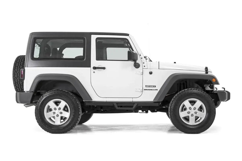 Contoured Drop Steps | 2 Door | Jeep Wrangler JK 4WD (2007-2018) by Rough Country