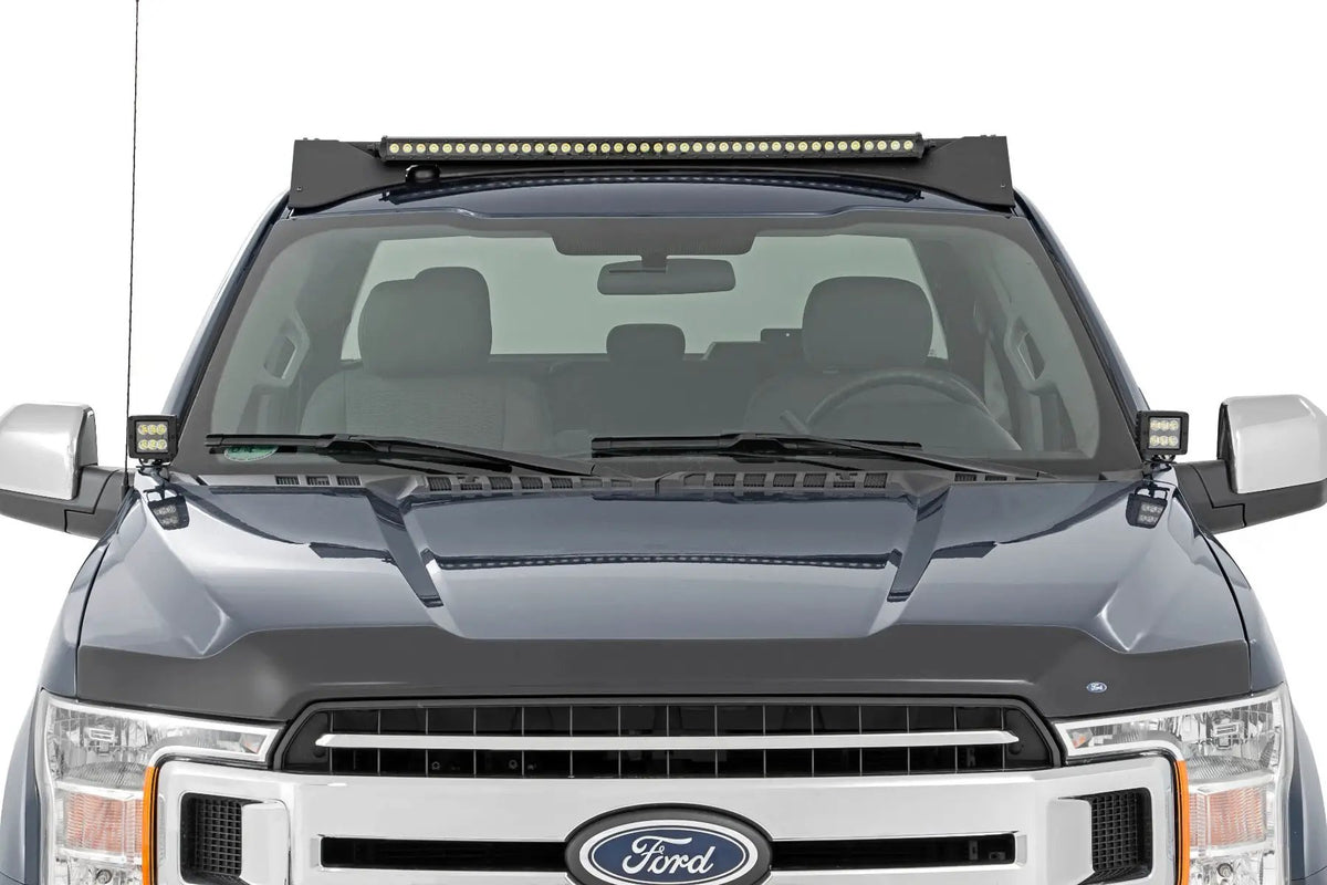 LED Light Kit | Ditch Mount | 2" Spectrum Pair | Spot | Ford F-150 (15-26)/F-150 Lightning (22-26) by Rough Country