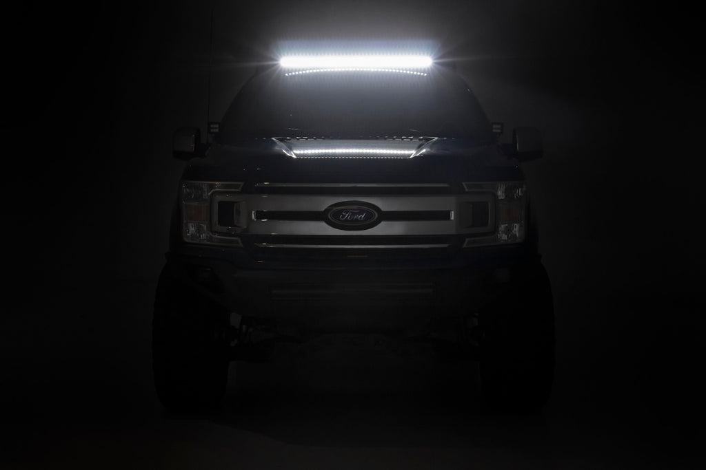 Roof Rack | FR 40 Inch Single Row BLK LED | Ford F-150 2WD/4WD (2015-2018) by Rough Country