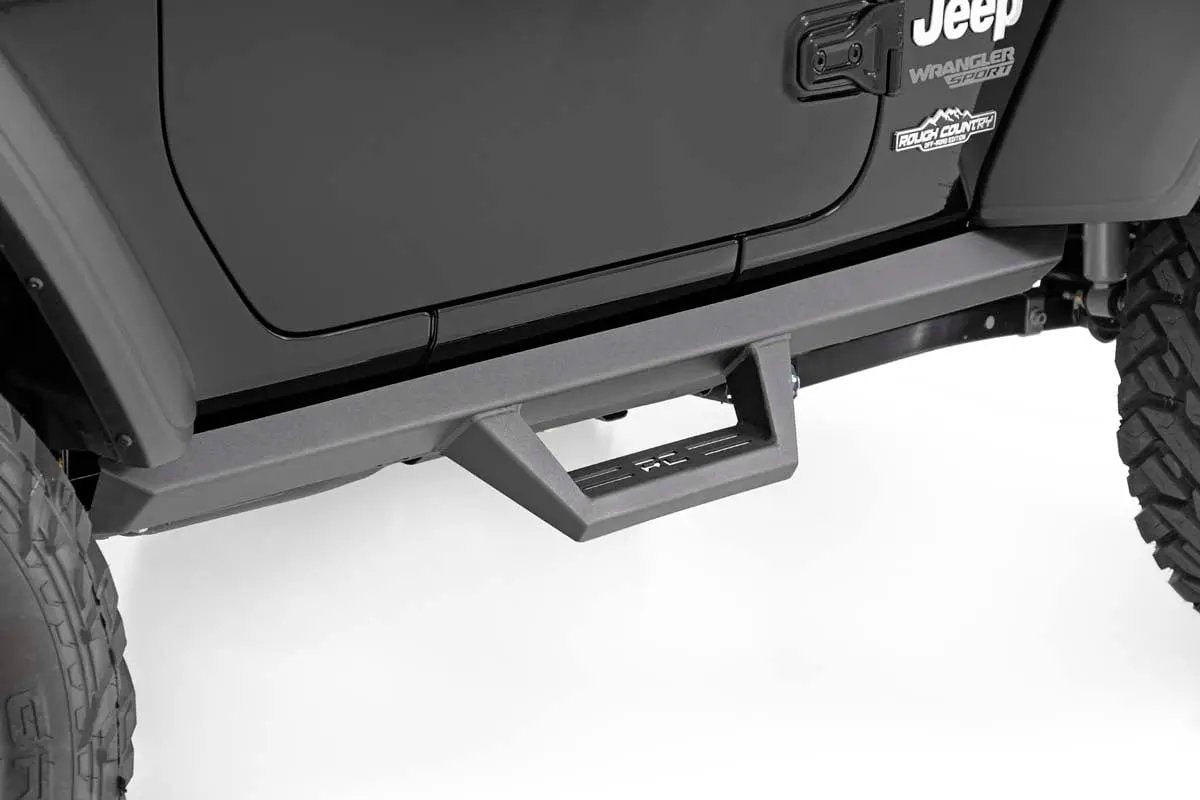 Contoured Drop Steps | 2 Door | Jeep Wrangler JL 4WD (2018-2026) by Rough Country