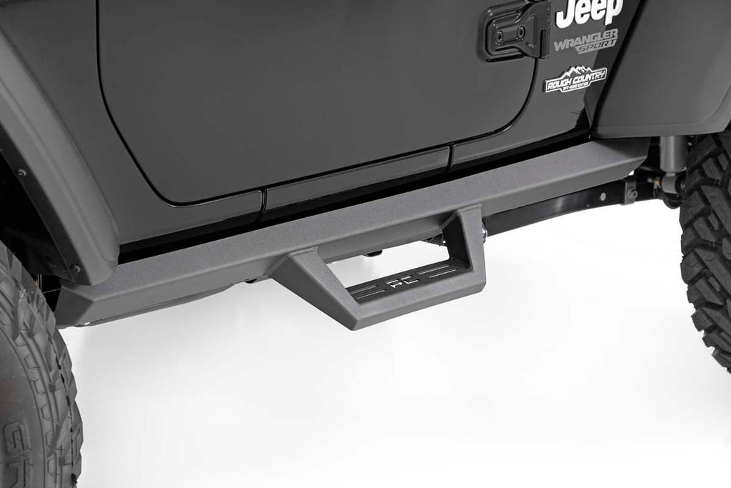 Contoured Drop Steps | 2 Door | Jeep Wrangler JL 4WD (2018-2026) by Rough Country