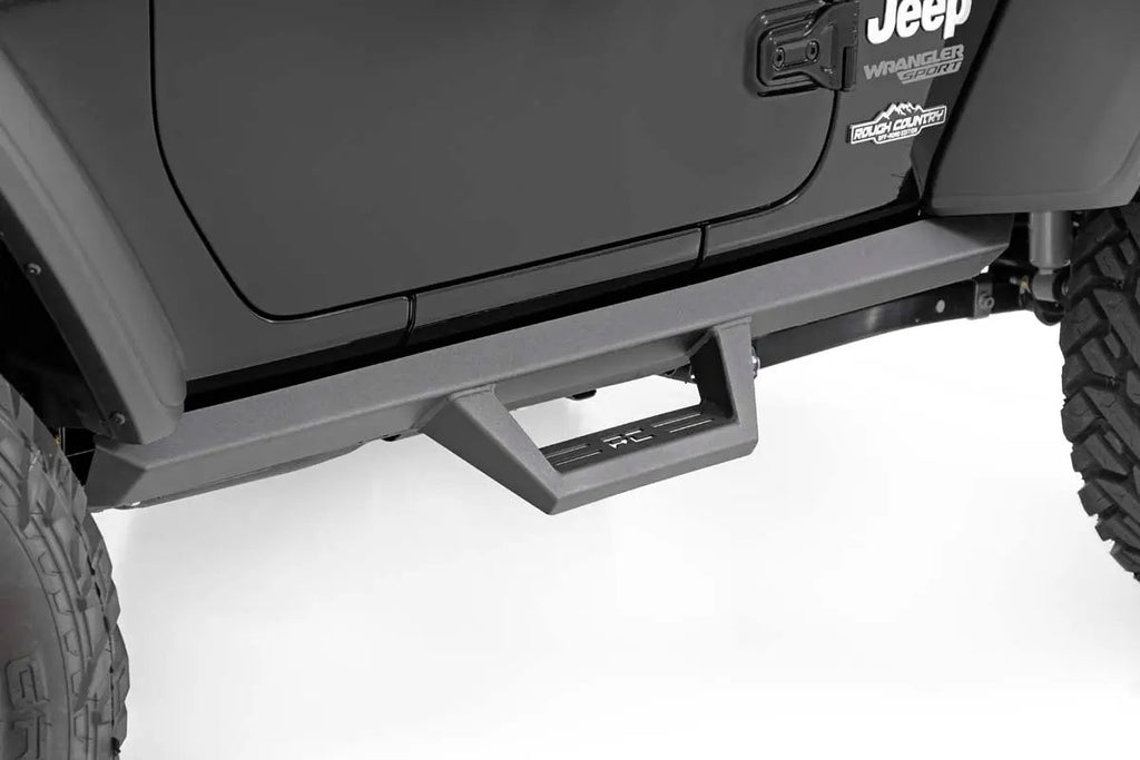 Contoured Drop Steps | 2 Door | Jeep Wrangler JL 4WD (2018-2026) by Rough Country