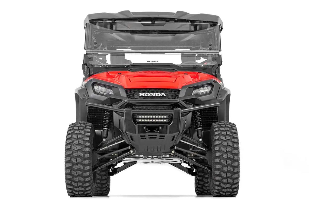 LED Light Kit | Bumper Mount | 10" Black Slimline Pair | Honda Pioneer 1000 by Rough Country