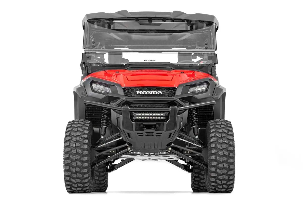 LED Light Kit | Bumper Mount | 10" Black Slimline Pair | Honda Pioneer 1000 by Rough Country