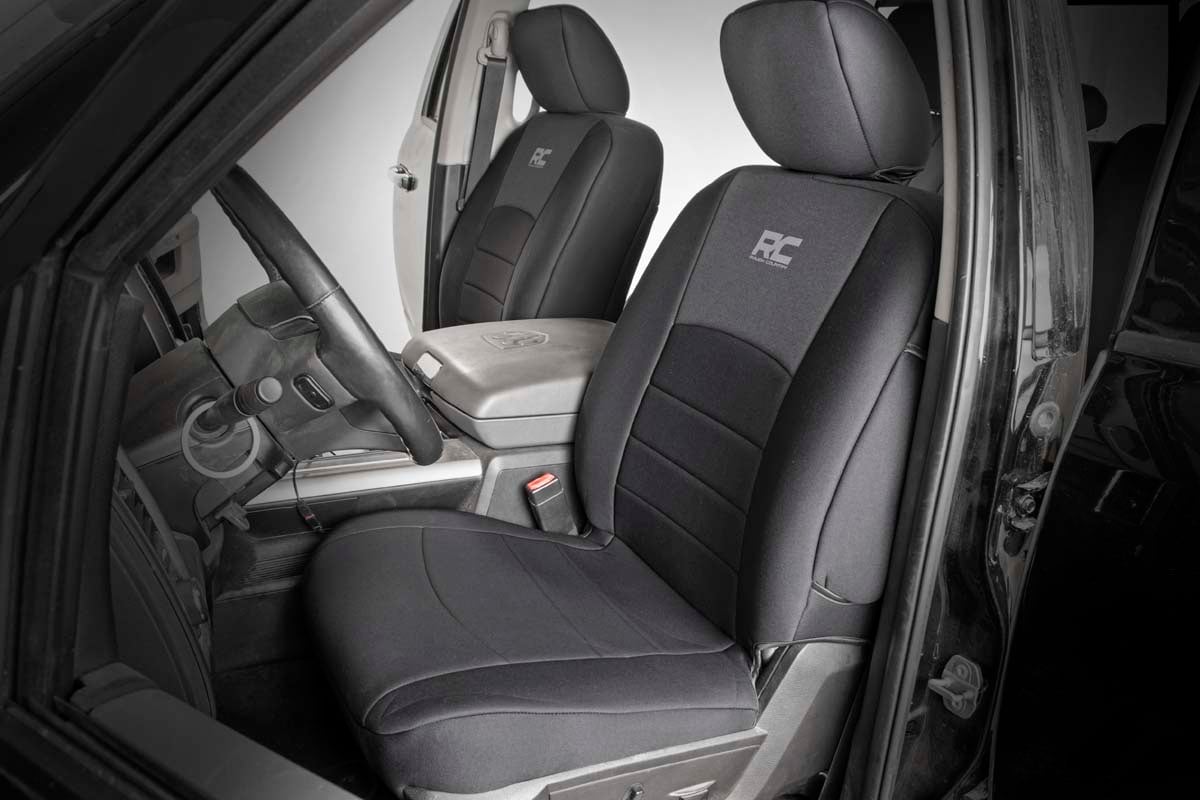 Seat Covers | Front Bucket Seats | Ram 1500 (09-18)/2500 (11-18)/3500 (11-18) by Rough Country