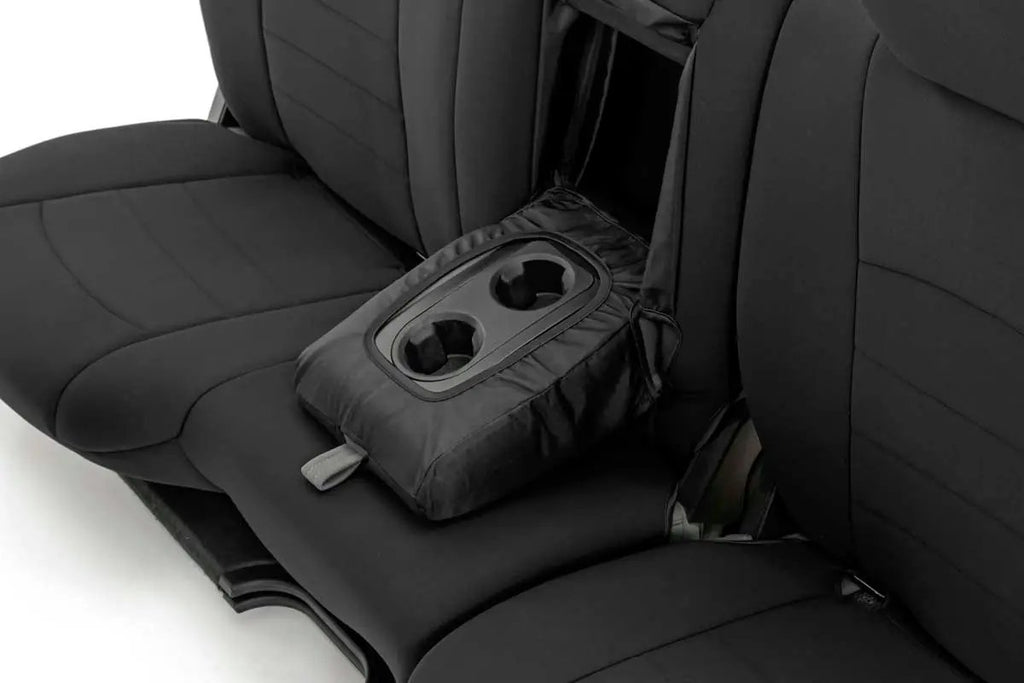 Seat Covers | FR Bucket RR w/Arm Rest | Ram 1500 (09-18)/2500 (11-18)/3500 (11-18) by Rough Country