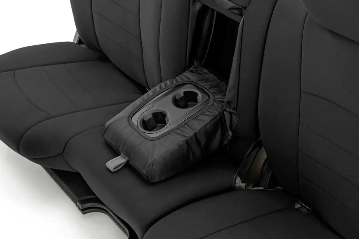Seat Covers | FR Bucket RR w/Arm Rest | Ram 1500 (09-18)/2500 (11-18)/3500 (11-18) by Rough Country