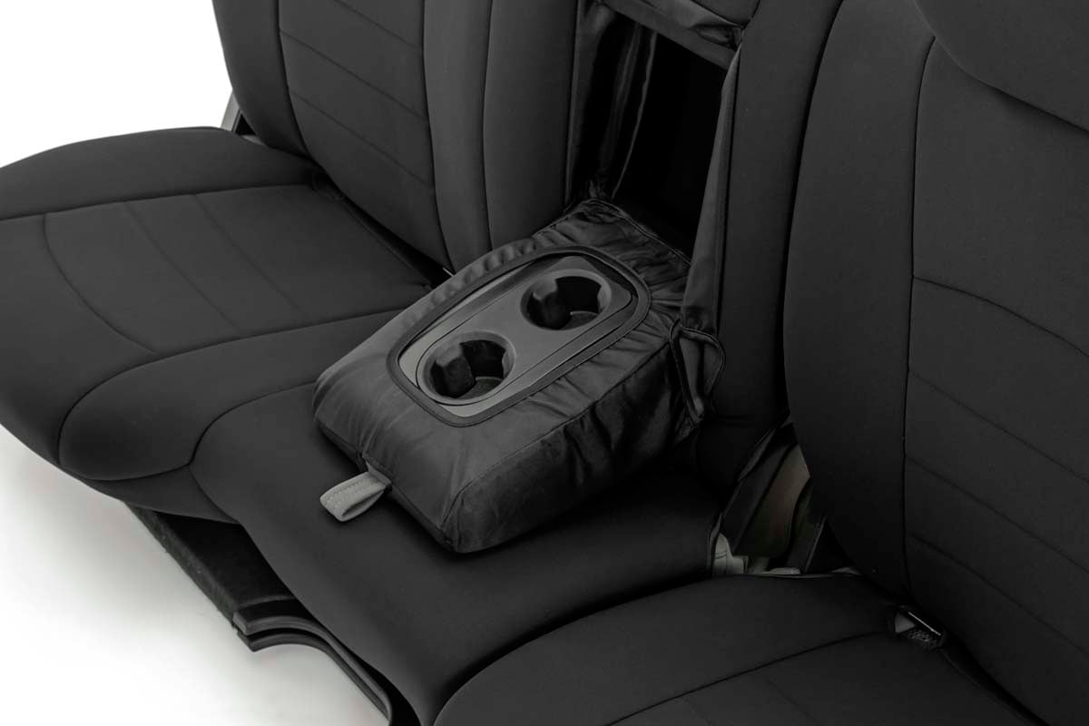 Seat Covers | FR Bucket RR w/Arm Rest | Ram 1500 (09-18)/2500 (11-18)/3500 (11-18) by Rough Country