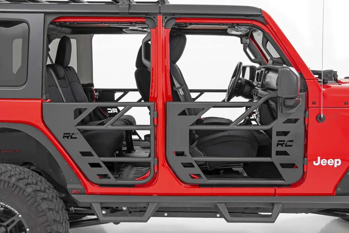 RR Tubular Doors | Jeep Gladiator JT/Wrangler JL 4WD (2018-2026) by Rough Country