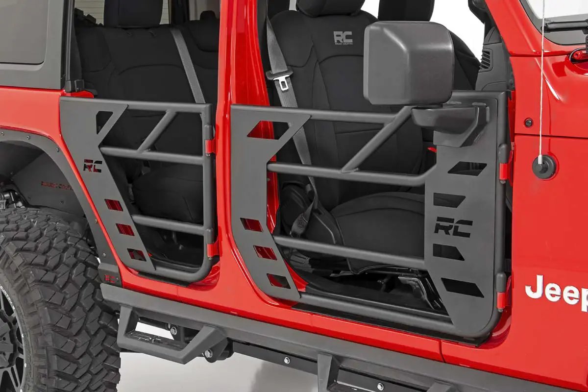 RR Tubular Doors | Jeep Gladiator JT/Wrangler JL 4WD (2018-2026) by Rough Country