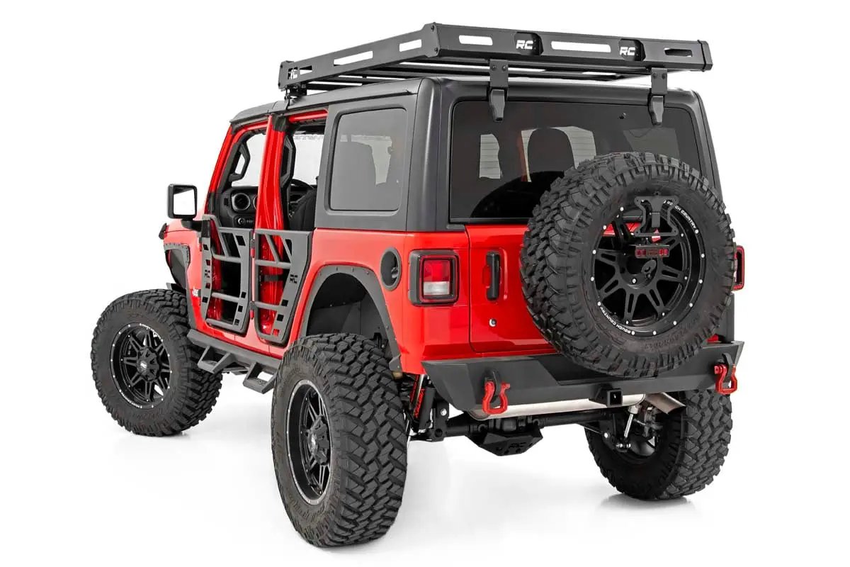 Roof Rack | Black Series Lights | Jeep Wrangler JL (18-26)/Wrangler Unlimited (18-26) by Rough Country