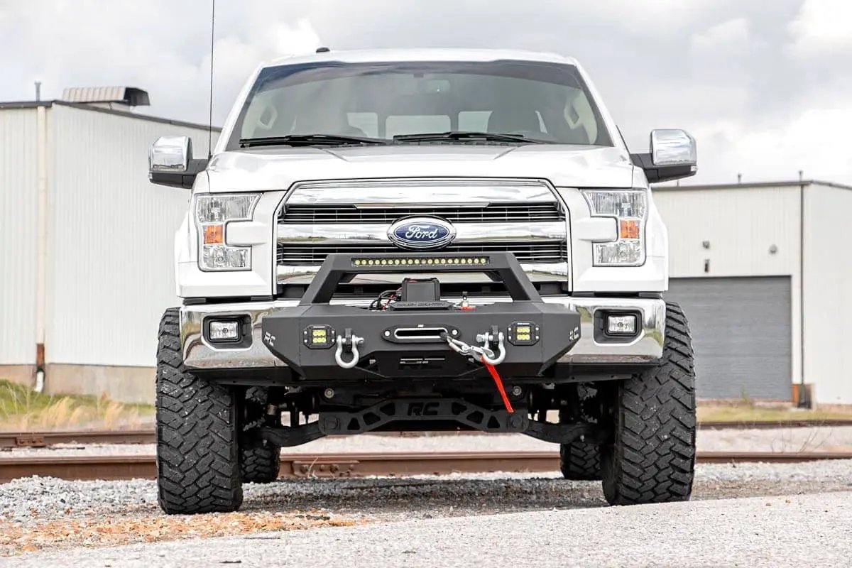 EXO Winch Mount Kit | Ford F-150 2WD/4WD (2009-2026) by Rough Country