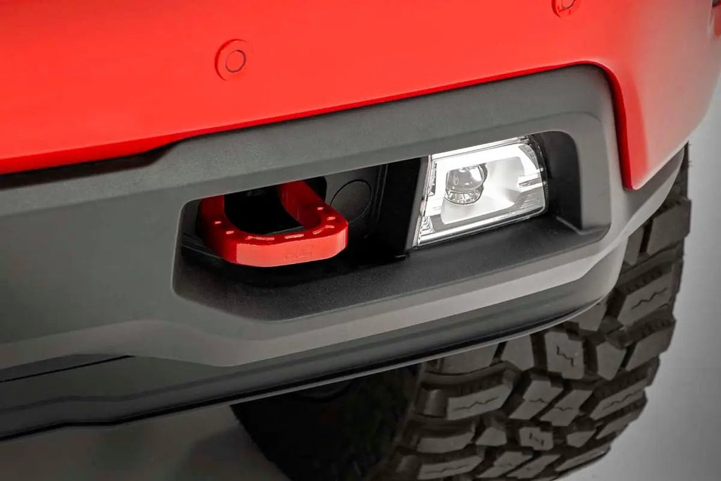 Tow Hooks | Forged | Red | Chevy Silverado 1500 2WD/4WD (2019-2022)