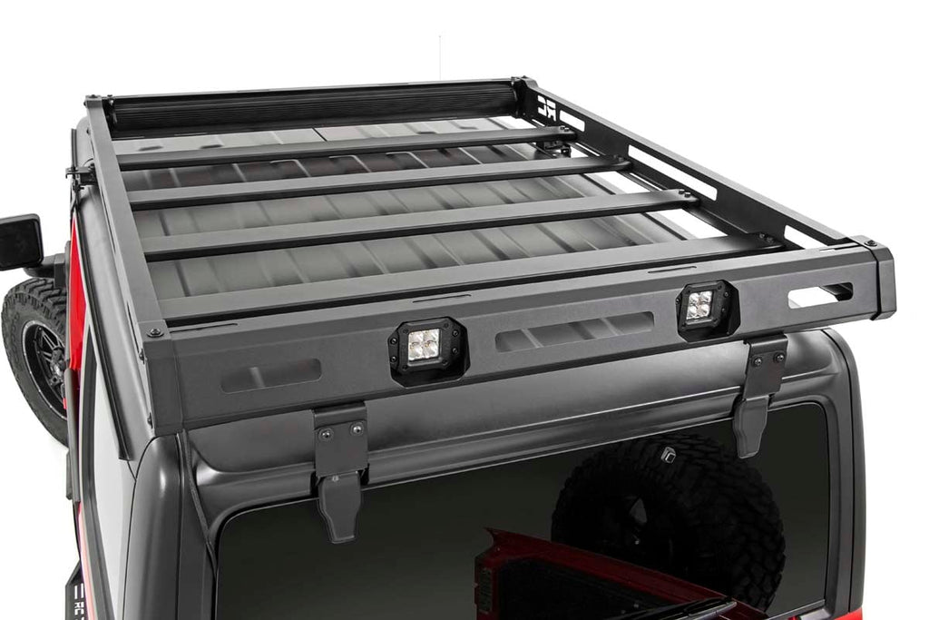 Roof Rack | Black Series Lights | Jeep Wrangler JL (18-26)/Wrangler Unlimited (18-26) by Rough Country