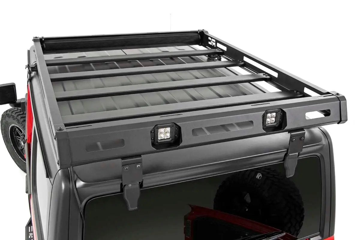 Roof Rack | Black Series Lights | Jeep Wrangler JL (18-26)/Wrangler Unlimited (18-26) by Rough Country