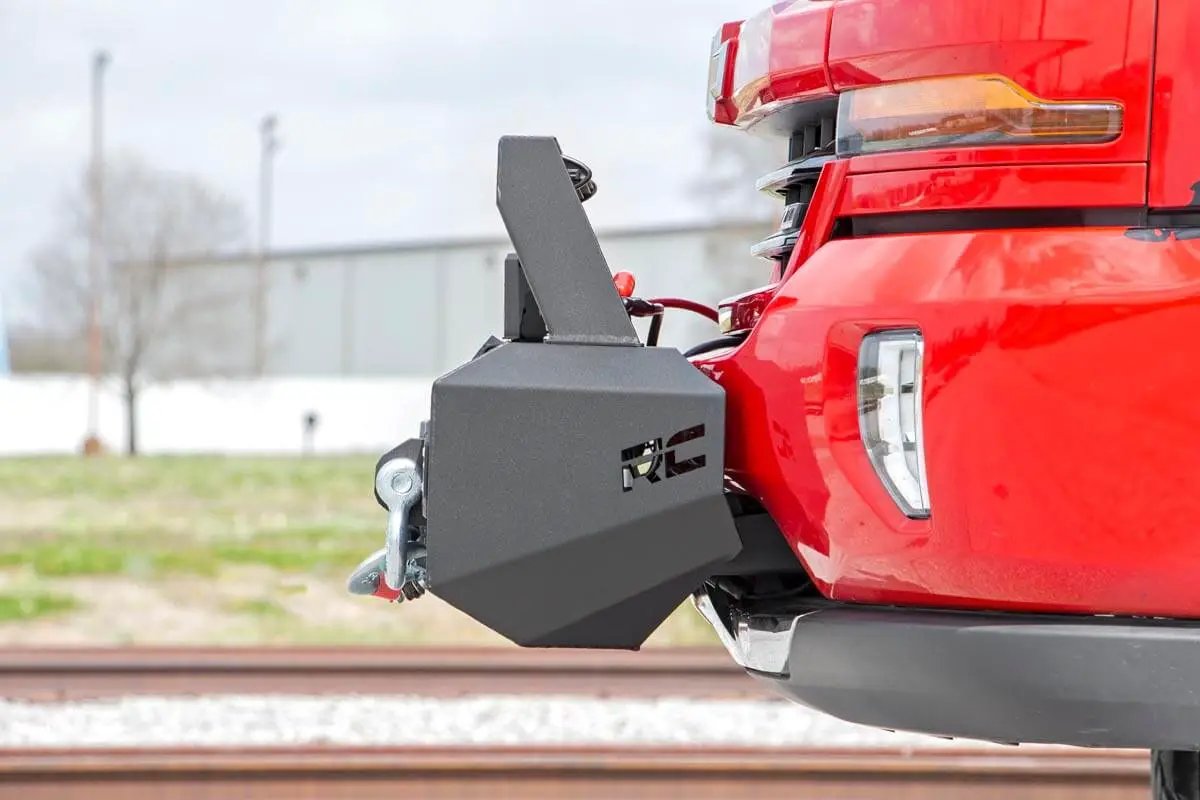 EXO Winch Mount Kit | Chevy Silverado 1500 2WD/4WD (2007-2018 & Classic) by Rough Country