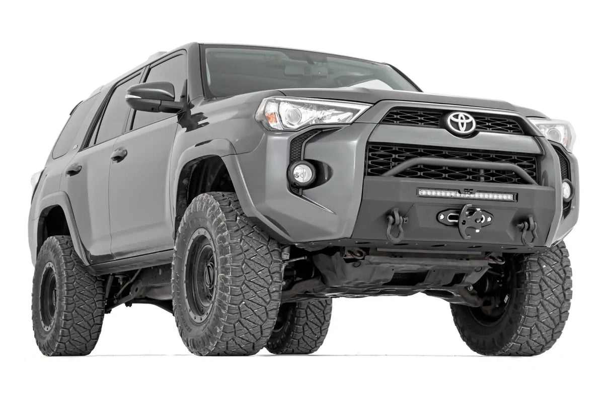 Front Bumper | Hybrid | 20" Blk LED | Amber | Toyota 4Runner 2WD/4WD (14-24) by Rough Country