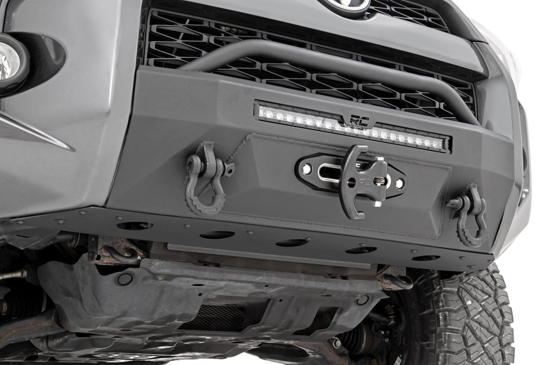 Front Bumper | Hybrid | 20" Blk LED | Toyota 4Runner 2WD/4WD (2014-2024) by Rough Country