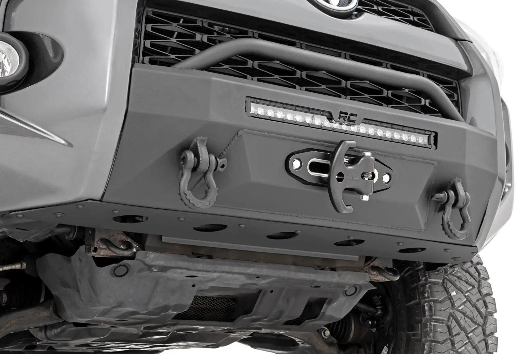 Front Bumper | Hybrid | 20" Blk DRL | Toyota 4Runner 2WD/4WD (2014-2024) by Rough Country