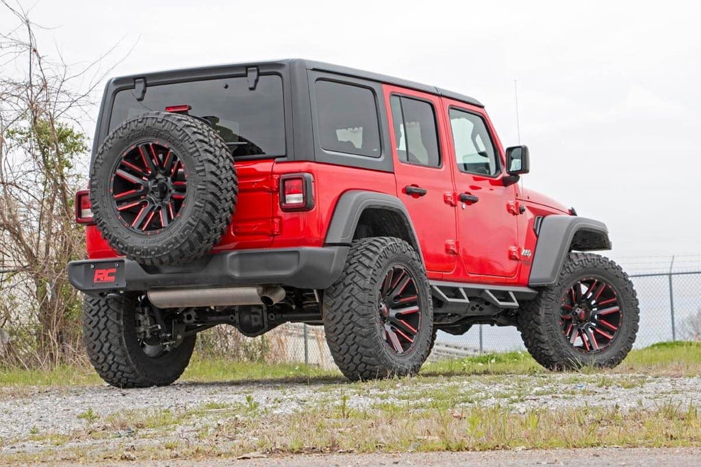 Contoured Drop Steps | 4 Door | Jeep Wrangler JL (21-25)/Wrangler Unlimited (18-26) by Rough Country