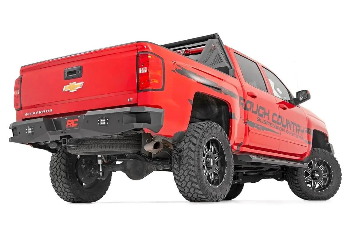 Rear Bumper | LED | Chevy Silverado & GMC Sierra 1500 2WD/4WD (2007-2018 & Classic) by Rough Country