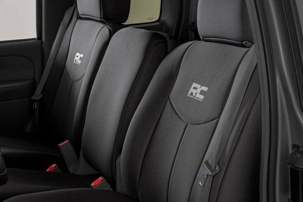 Rear Seat Covers | Full Bench | Chevy/GMC 1500 (99-06 & Classic) by Rough Country
