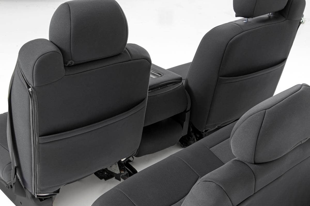 Rear Seat Covers | Full Bench | Chevy/GMC 1500 (99-06 & Classic) by Rough Country
